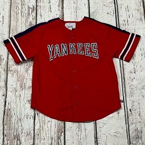 Vintage Kids New York Yankees Starter MLB Baseball 1990s Sports Jersey